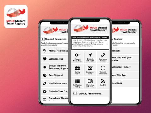ƻԺ Student Travel Registry App Screenshots